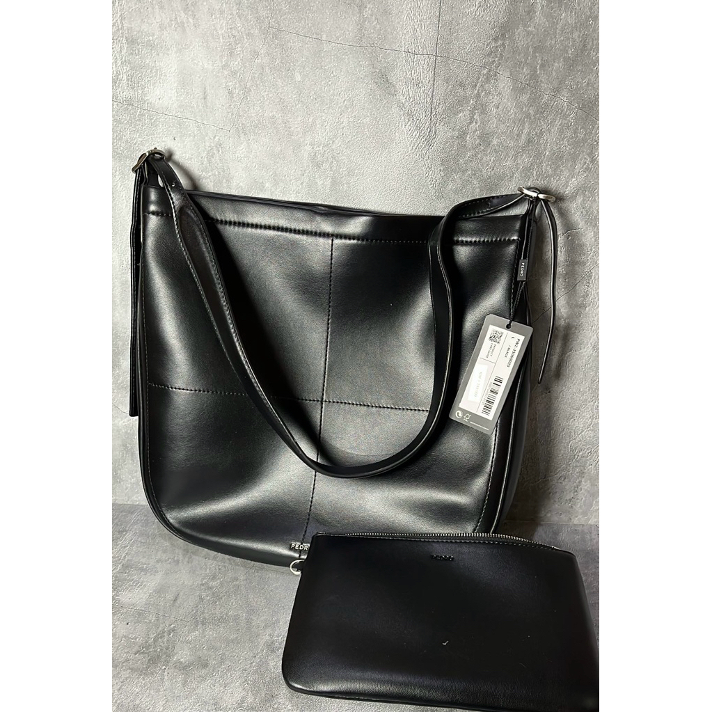 Pedro Tote Bag - Black (100% Original)