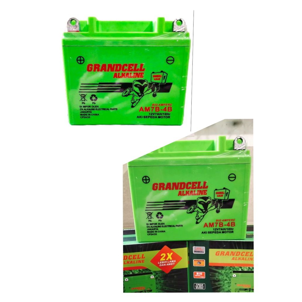 Aki akki Alkaline series aki kering AM7B-4B 12V7AH/10hr For Tiger