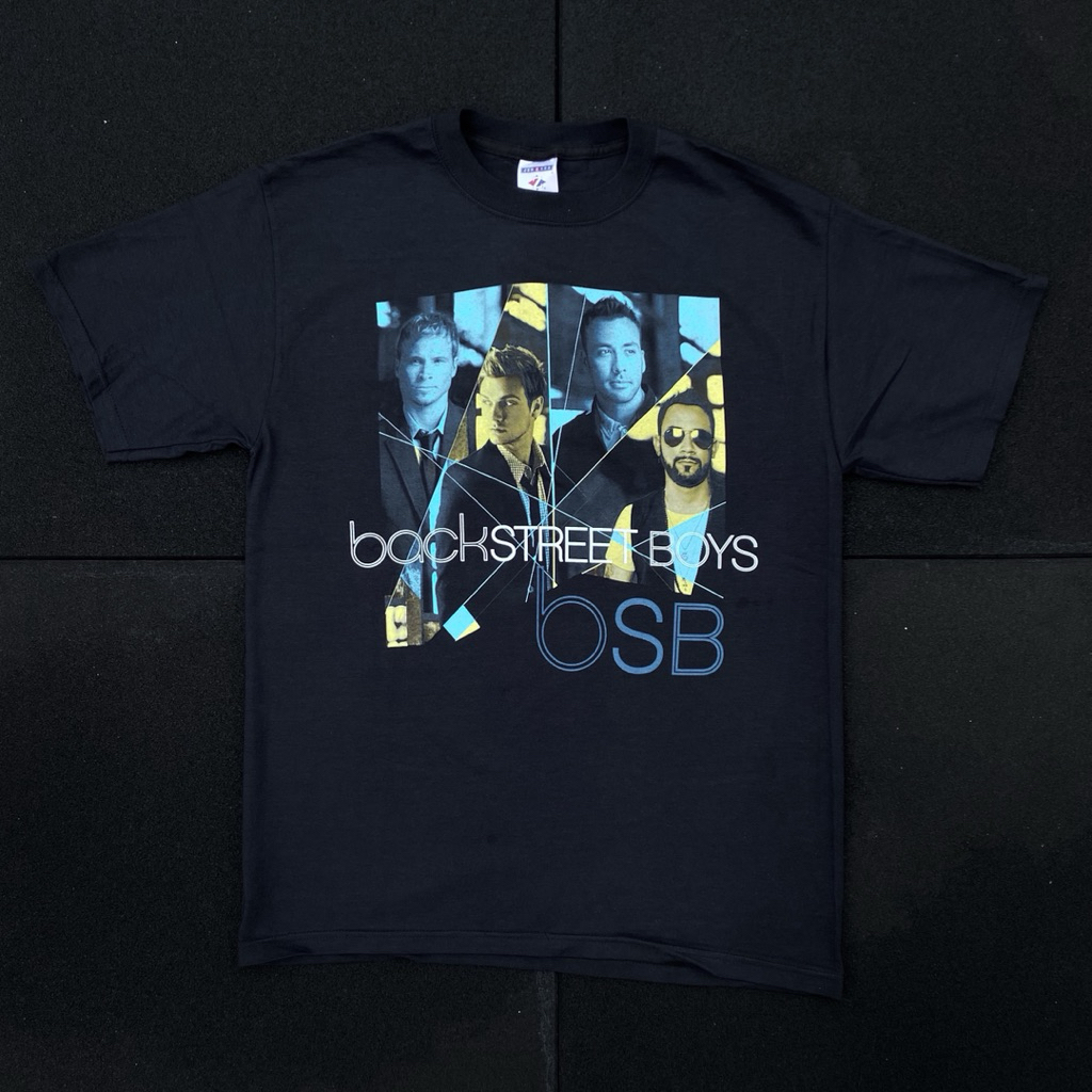 Tshirt Band Pria Wanita Backstreet Boys - Unbreakable 2008 Tour Original Official