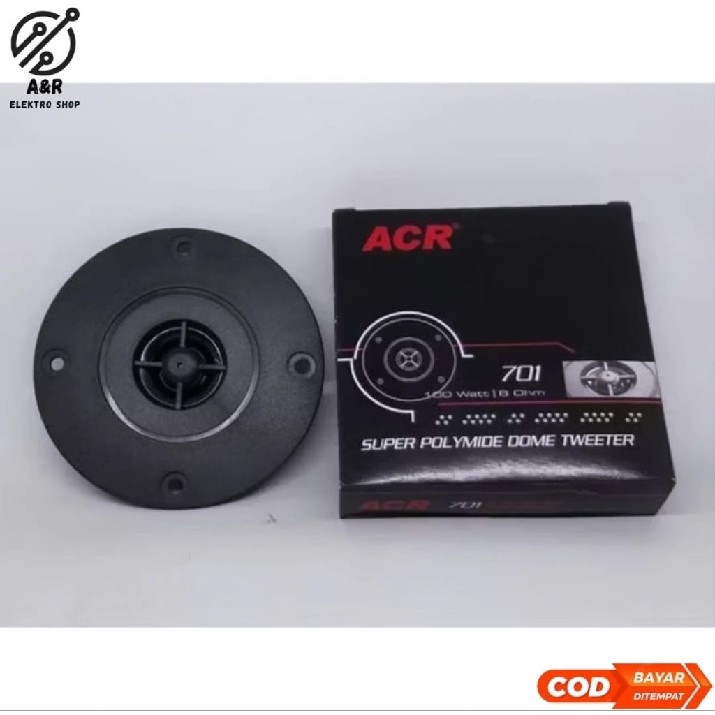 TWEETER ACR 701 SUPER POLYMIDE DOME 100 WATT 8 OHM ORIGINAL