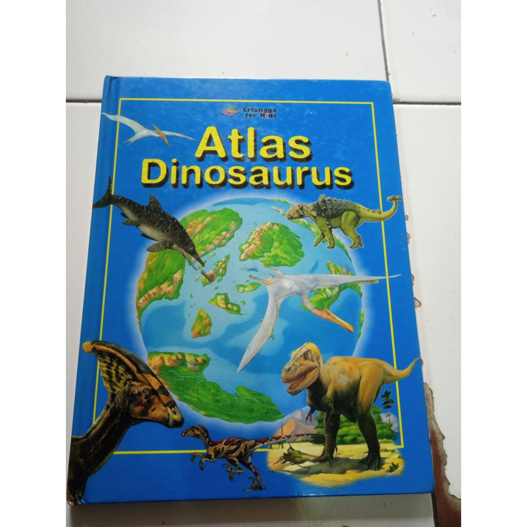 Atlas Dinosaurus Erlangga for Kids original