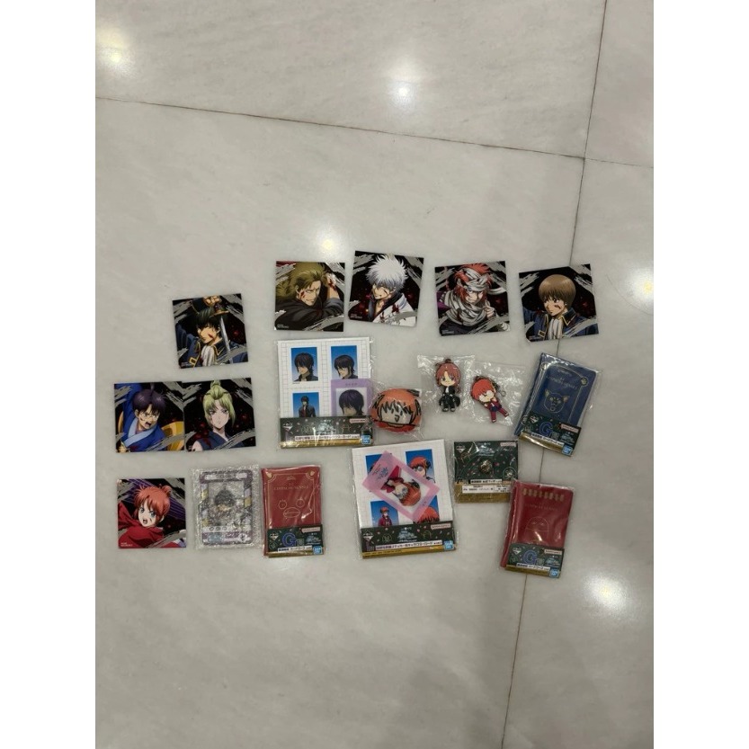 Gintama Limited Card Japan Plush Akrilik Acrylic Stand Gantungan Kunci Keychain Card Case ginpachi s