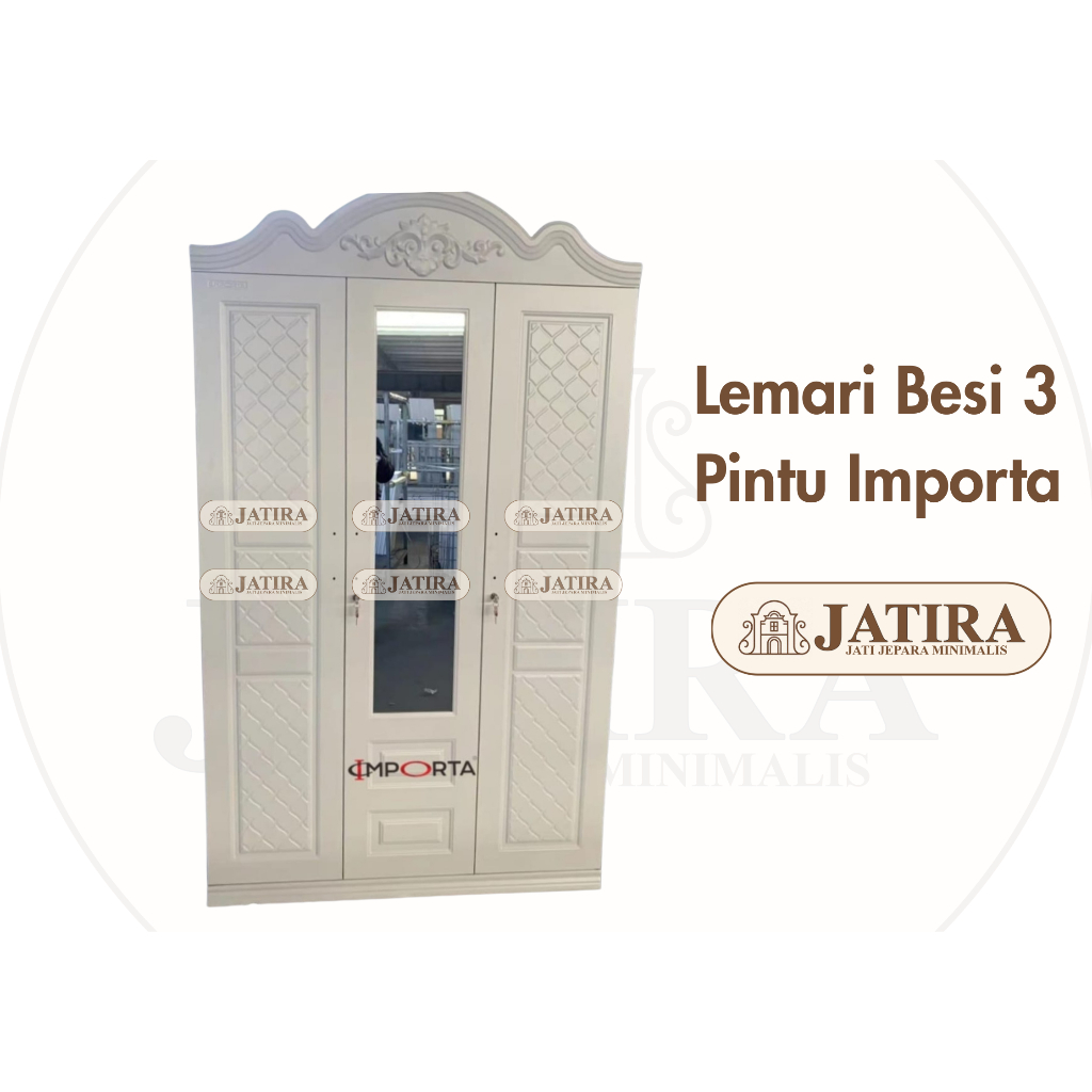 Lemari Besi 3 Pintu Importa | Lemari Besi Importa Murah Palembang