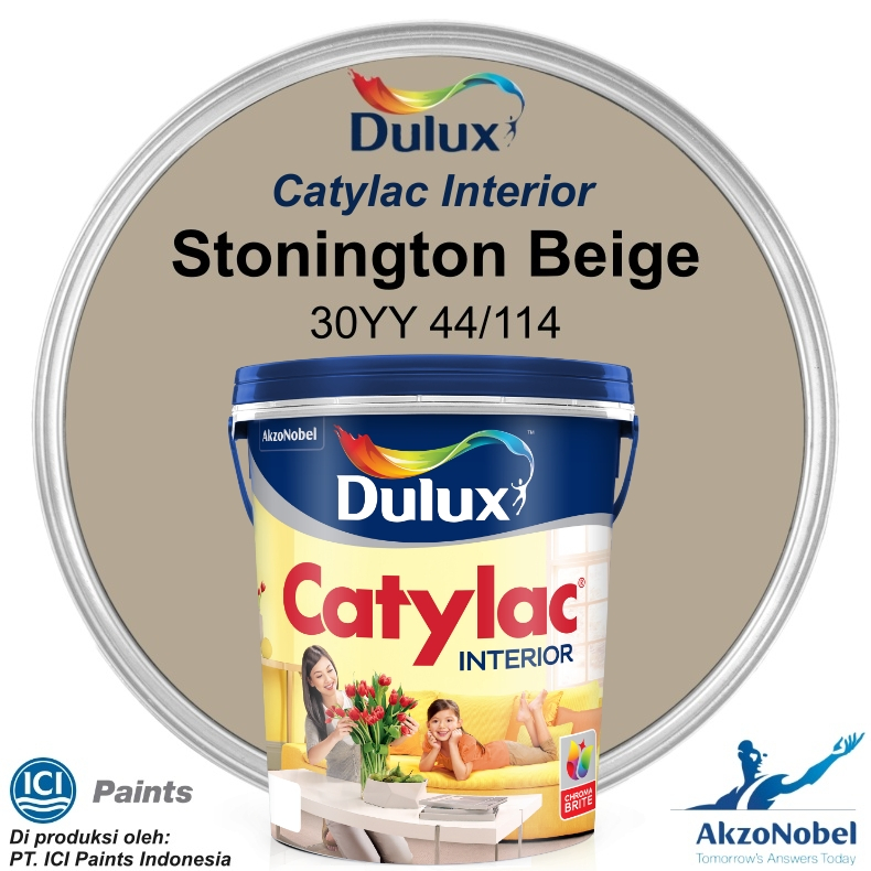 CAT DULUX CATYLAC INTERIOR 25 KG - STONINGTON BEIGE 30YY 44/114