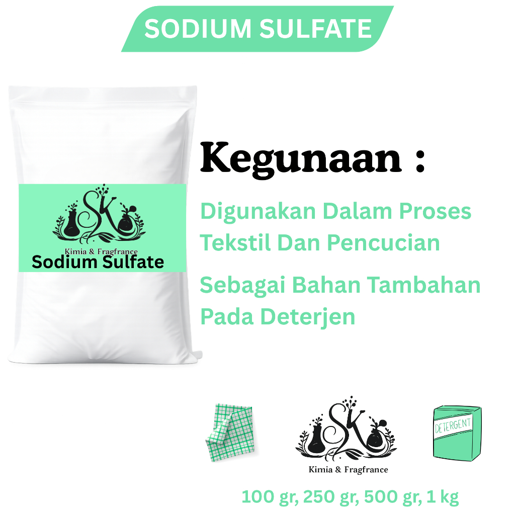 Sodium Sulfate / Sodium Sulfat / Natrium Sulfate / Natrium Sulfat / Bahan Sabun-Detergen
