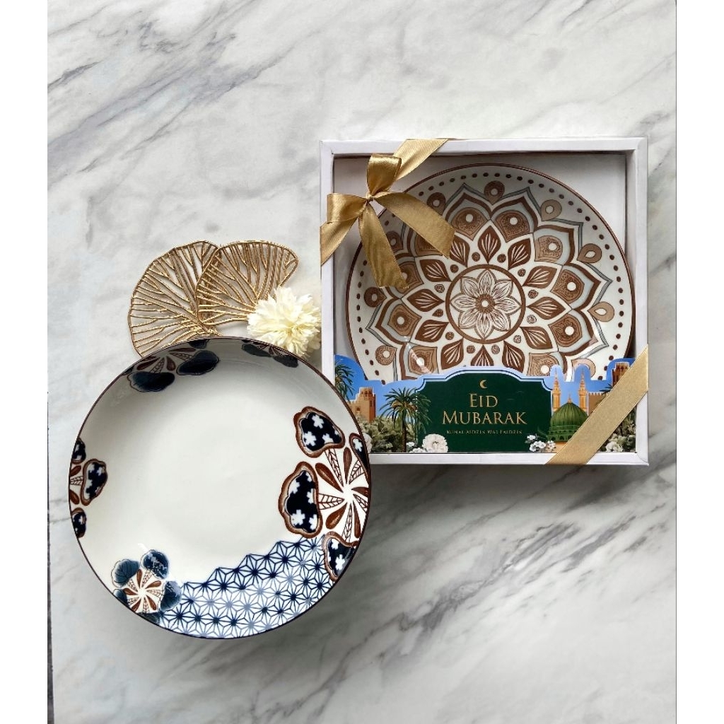 hampers lebaran eksklusif / piring kemas box eksklusif