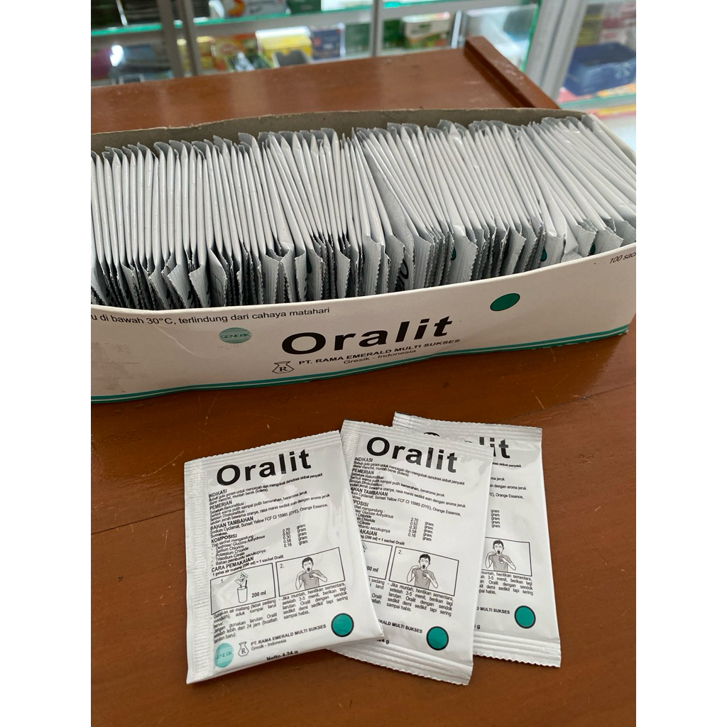 Oralit-Larutan Rehidrasi Oral campuran gula dan garam