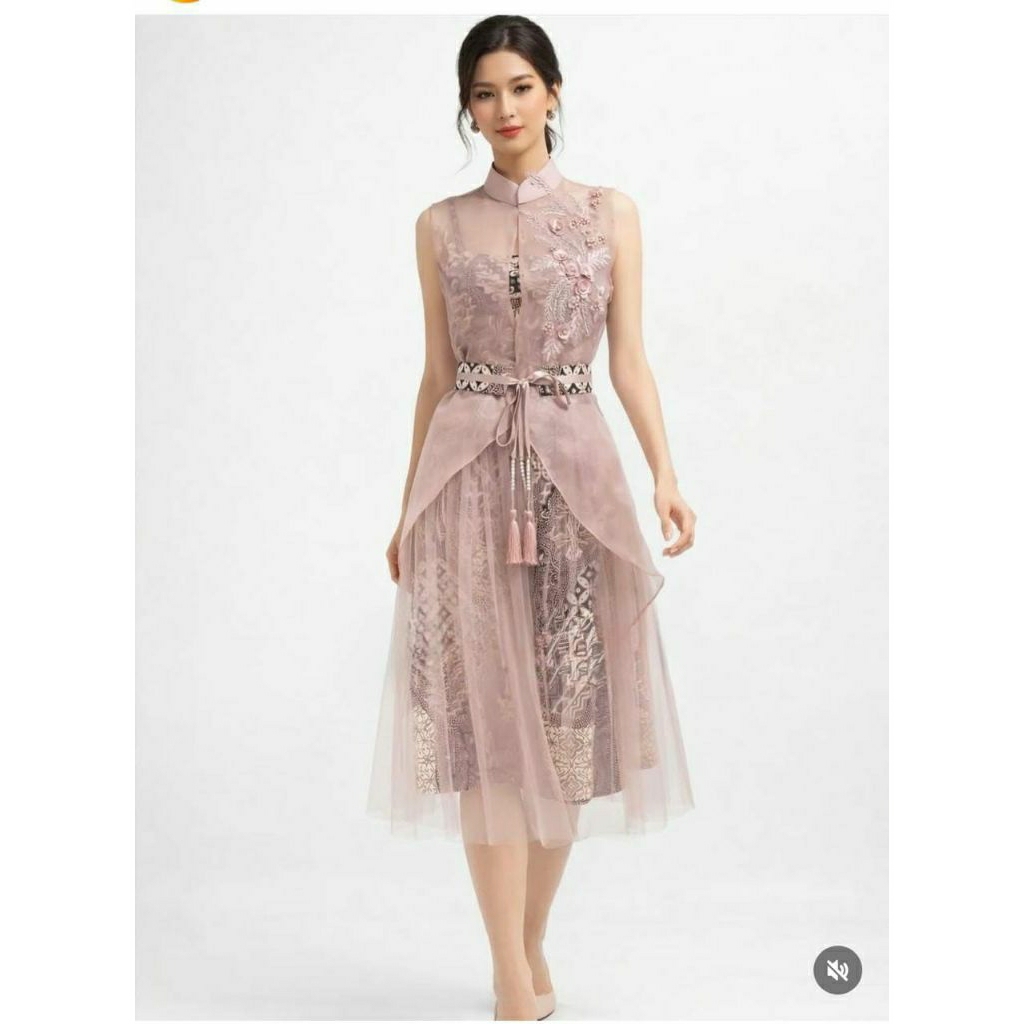 Pink Bordir Batik Couple