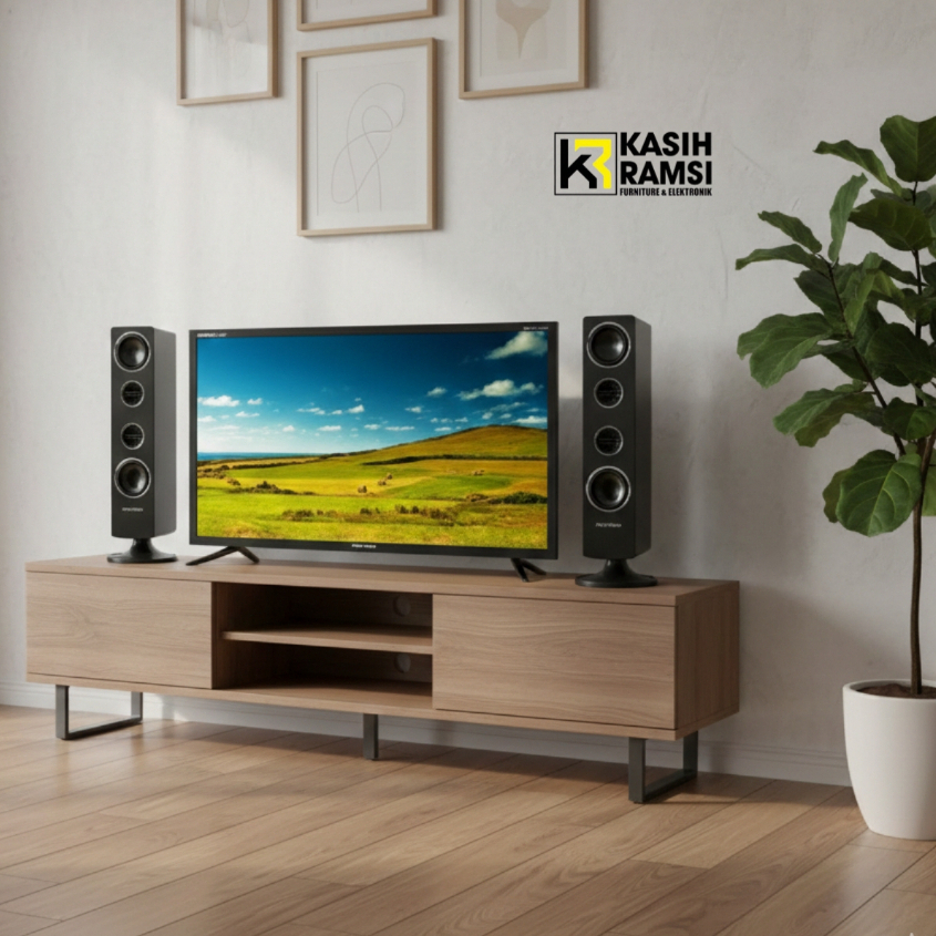 TV POLYTRON 32 INCH PLD 33 || TV1755 + SPEAKER BAZOOKA