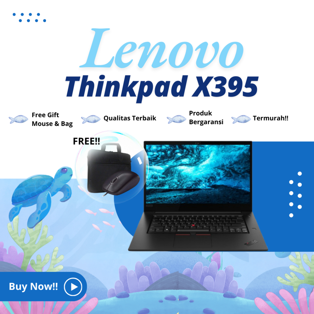 Sale Laptop Lenovo Thinkpad X395 Ryzen 5 Pro