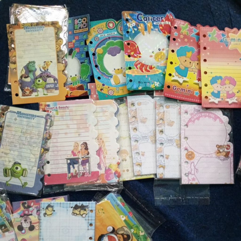 [ HARGA PERLEMBAR KERTAS - BACA DESKRIPSI - MINIMAL ORDER 5 LEMBAR ] ISI BINDER REFILL BINDER KECIL 