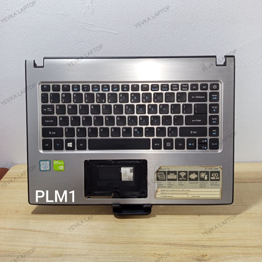 [ MINUS] SILVER Palmrest Acer E5-475 E5-475G E5-476 E5-476G P249  Normal Tested Seken Original [ fra