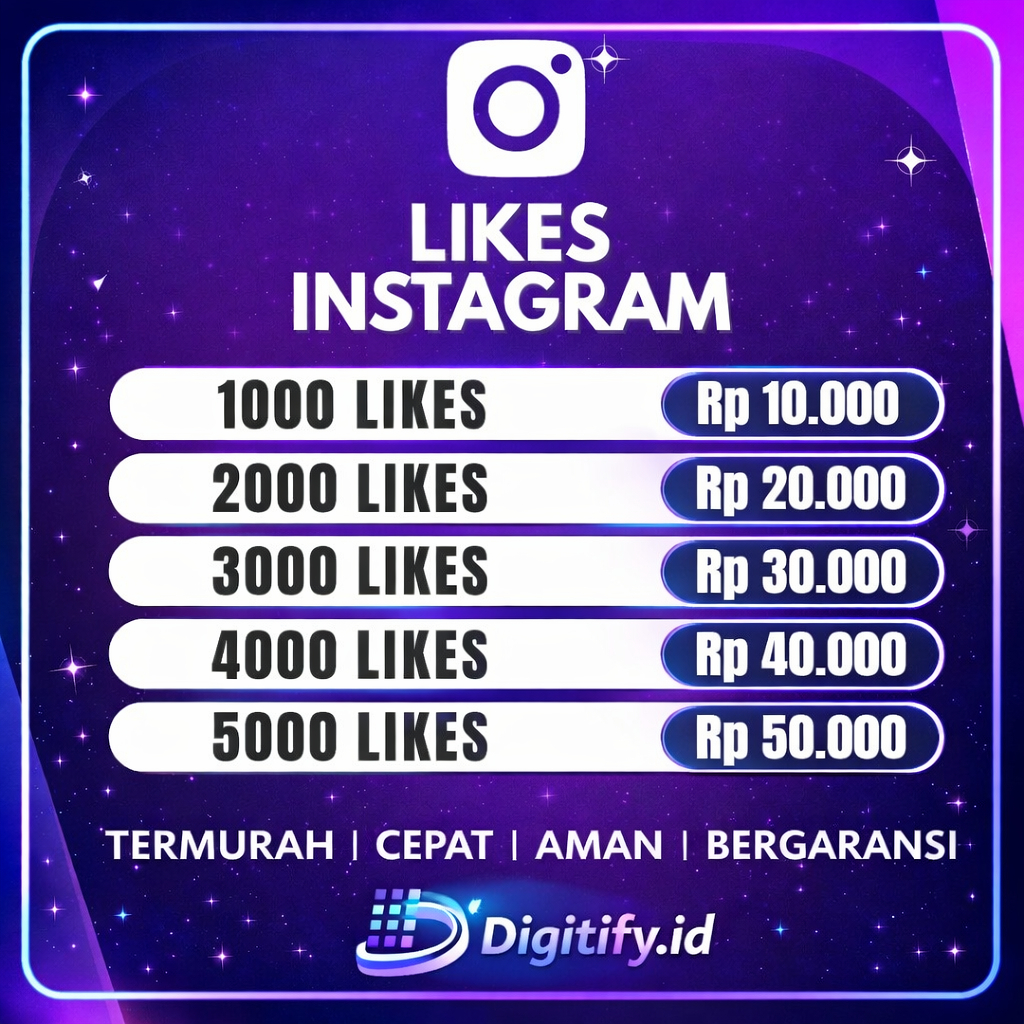 Like Instagram Permanen Post Reels IGTV Instagram Likes Termurah