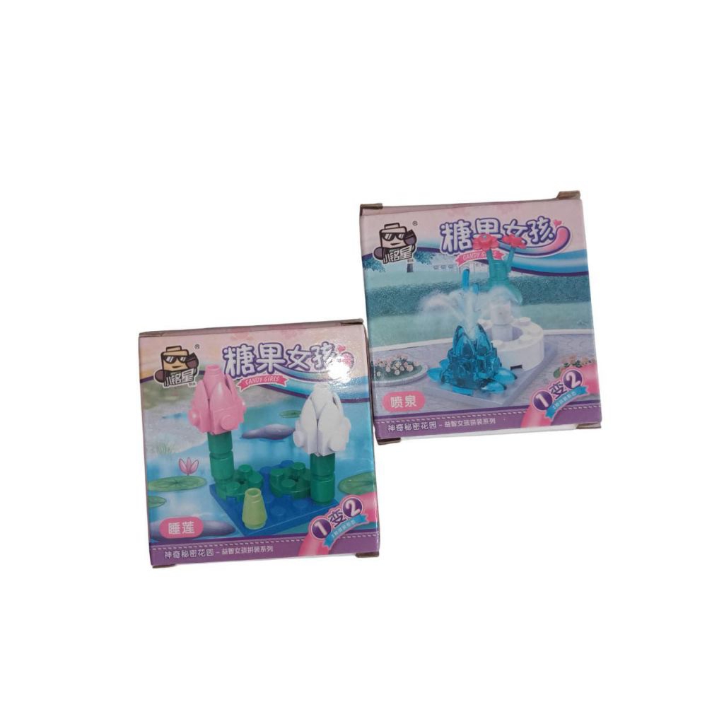 Mainan anak perempuan Lego bunga /Lego candy girls