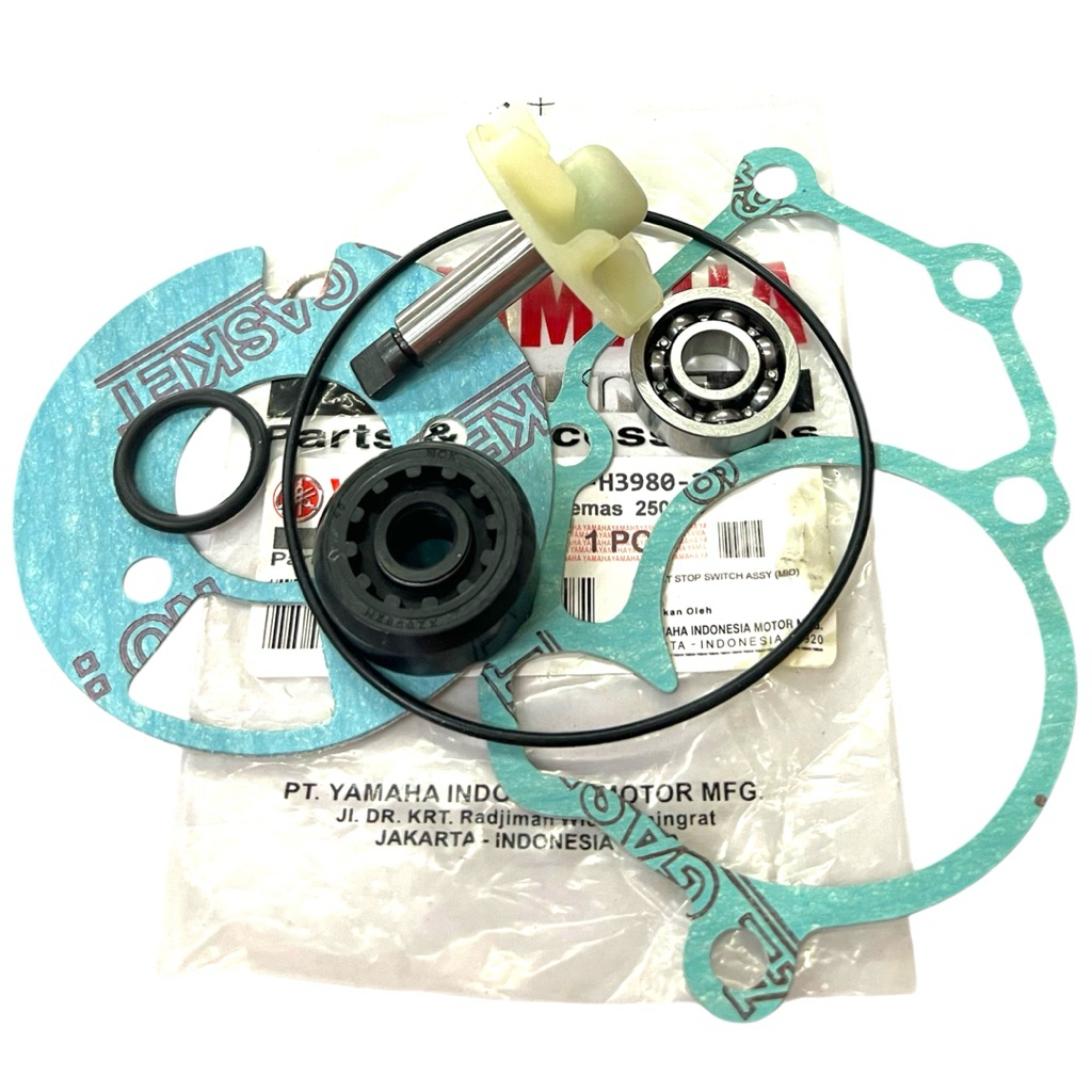 Kipas Water Pump Set Sepaket Vixion Old + Paking Water Pump Vixion Old New Mxking Jupiter Mx Old New