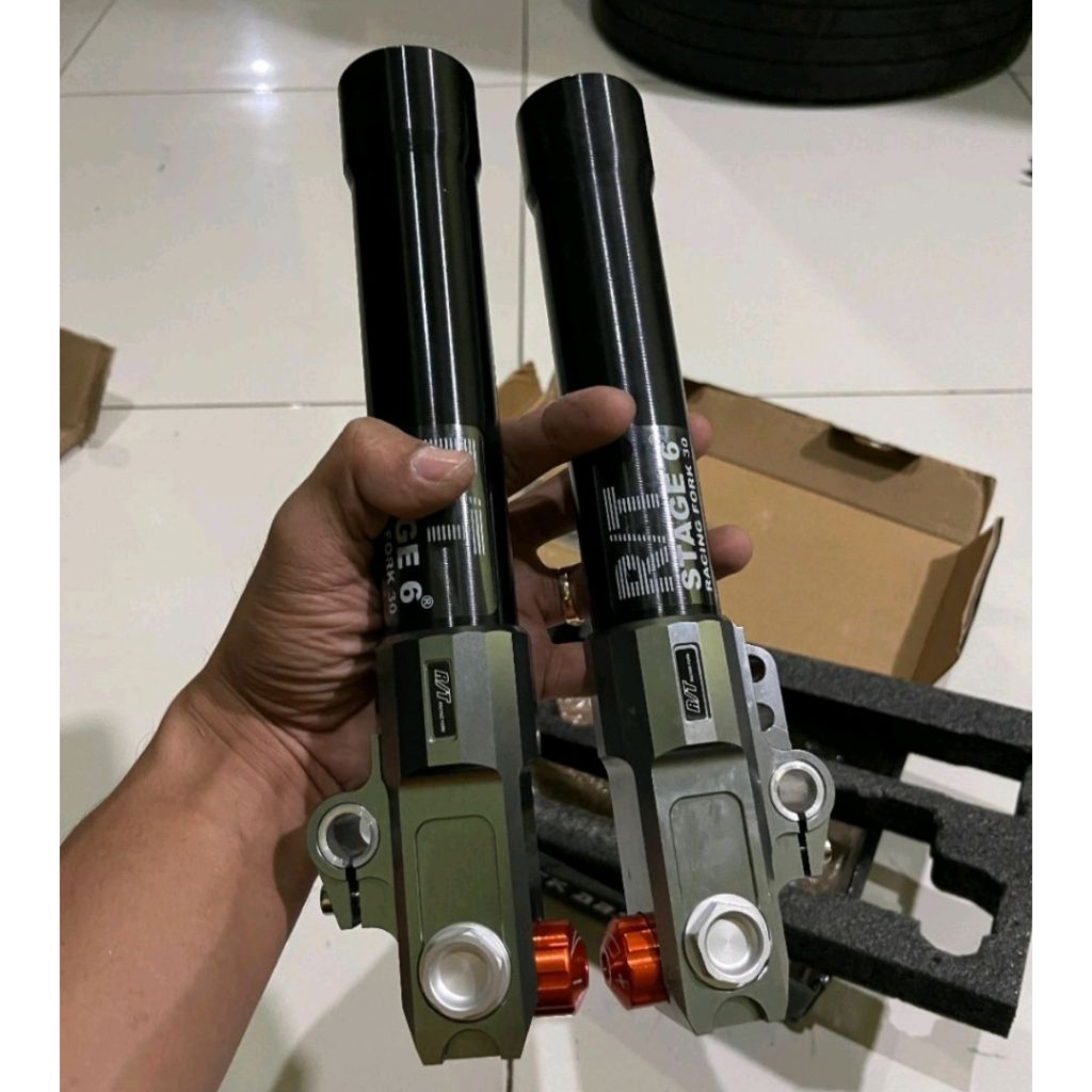 bottom shock rt stage as26  original thailand include breket dan kaliper