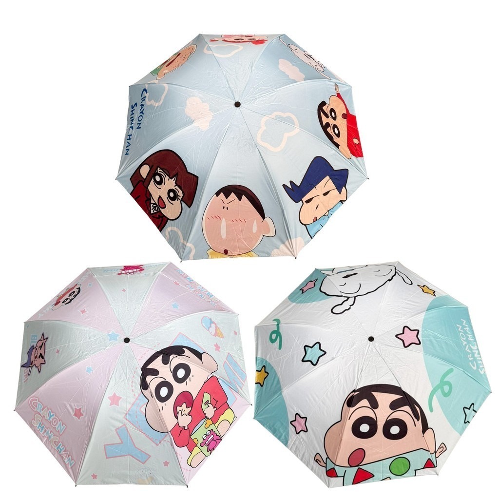 (17-AN) Payung Lipat Crayon Shinchan Original Licensed / Payung Lipat Karakter Lucu Anti UV