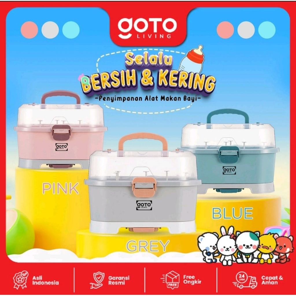 preloved Goto Rak pengering botol gelas bayi anak drying pack multifungsu
