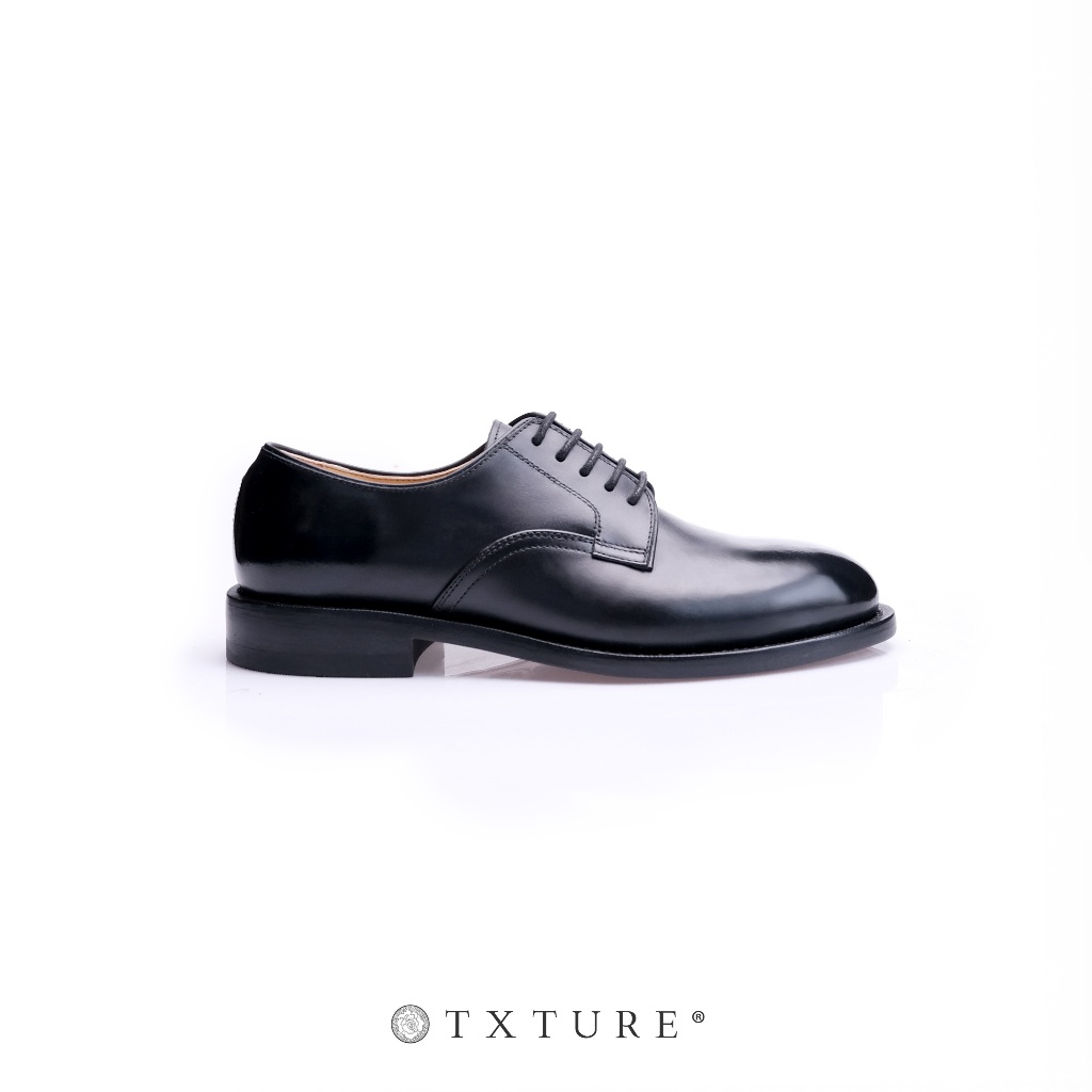 TXTURE — Civil Derby Shoes — Black — Handwelted Leather Shoes Men and Women