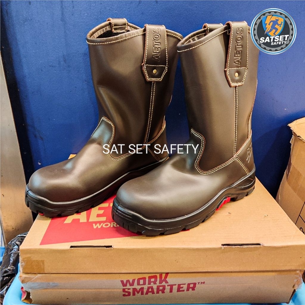 SEPATU SAFETY AETOS LITHIUM BROWN BERKUALITAS SEPATU SAFETY AETOS LITHIUM COKLAT ORIGINAL 100%