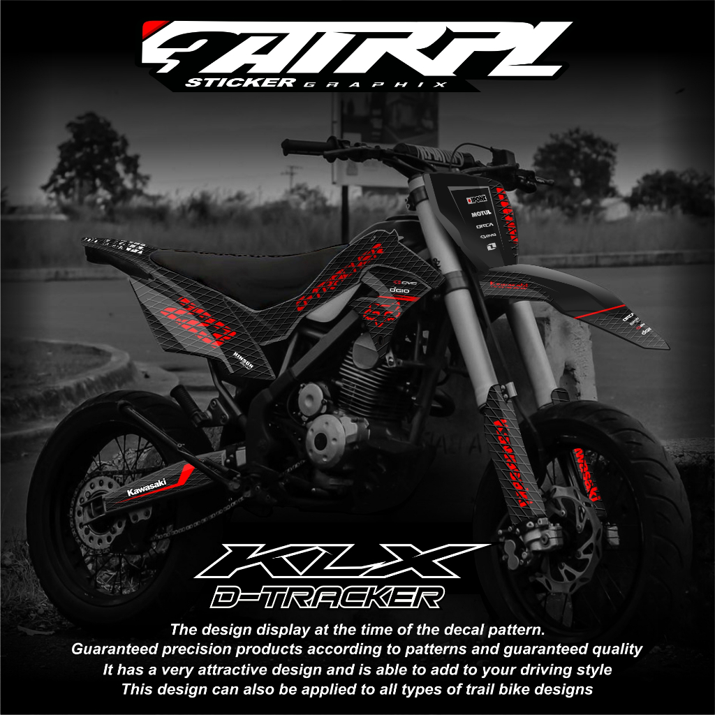 DECAL DTRACKER 150 stiker dekal klx dtracker full body custom decal klx dtracker hologram decal pela