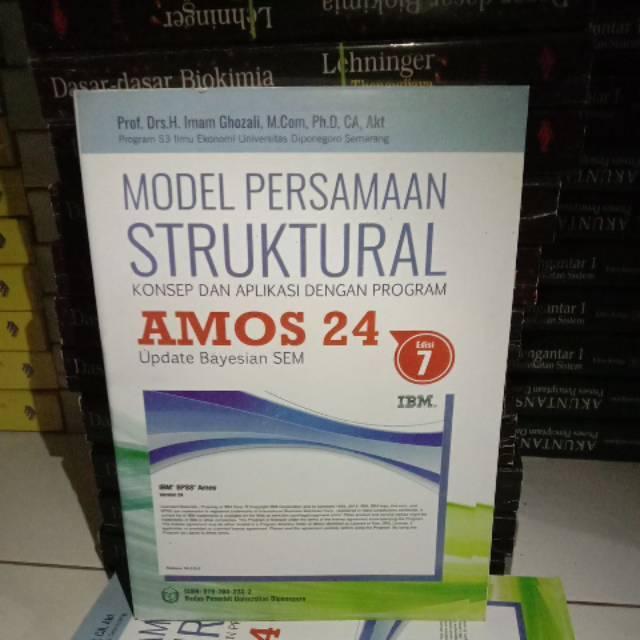 MODEL PERSAMAAN STRUKTURAL DENGAN PROGRAM AMOS 24 ED 7 IMAM