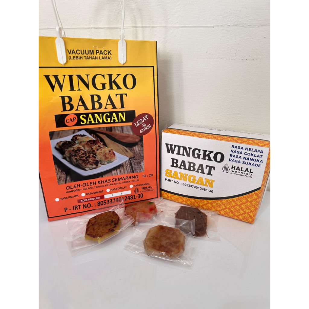 Wingko Sangan wingko babat rasa campur VACUM PERBIJI