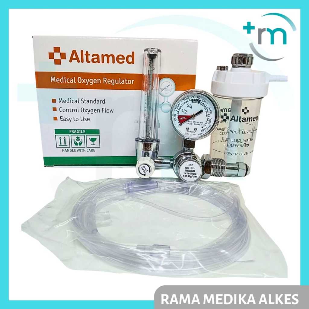 REGULATOR OKSIGEN MEDIS ALTAMED / MANOMETER OKSIGEN