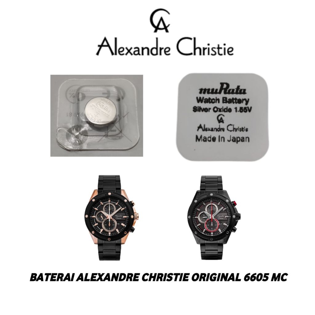 Baterai Alexandre Christie original 6605 MC