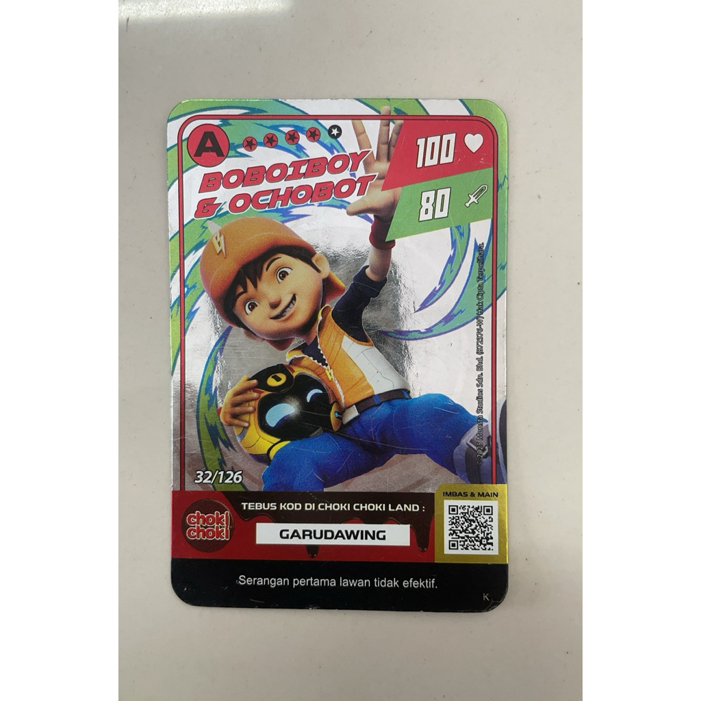 Monsta Galaxy Card Boboiboy dan ochobot