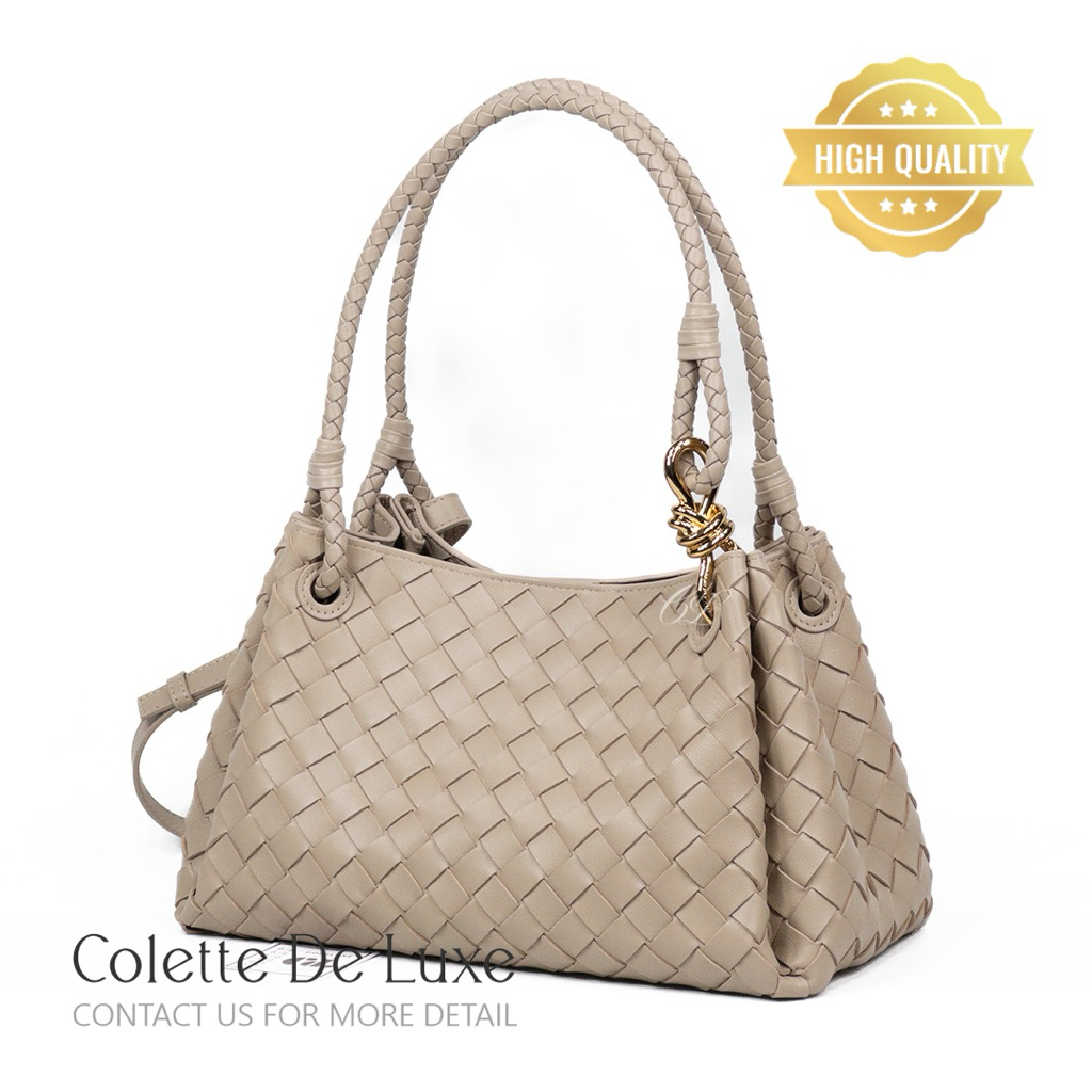 Parachute Medium Bag Lambskin Ecru GHW