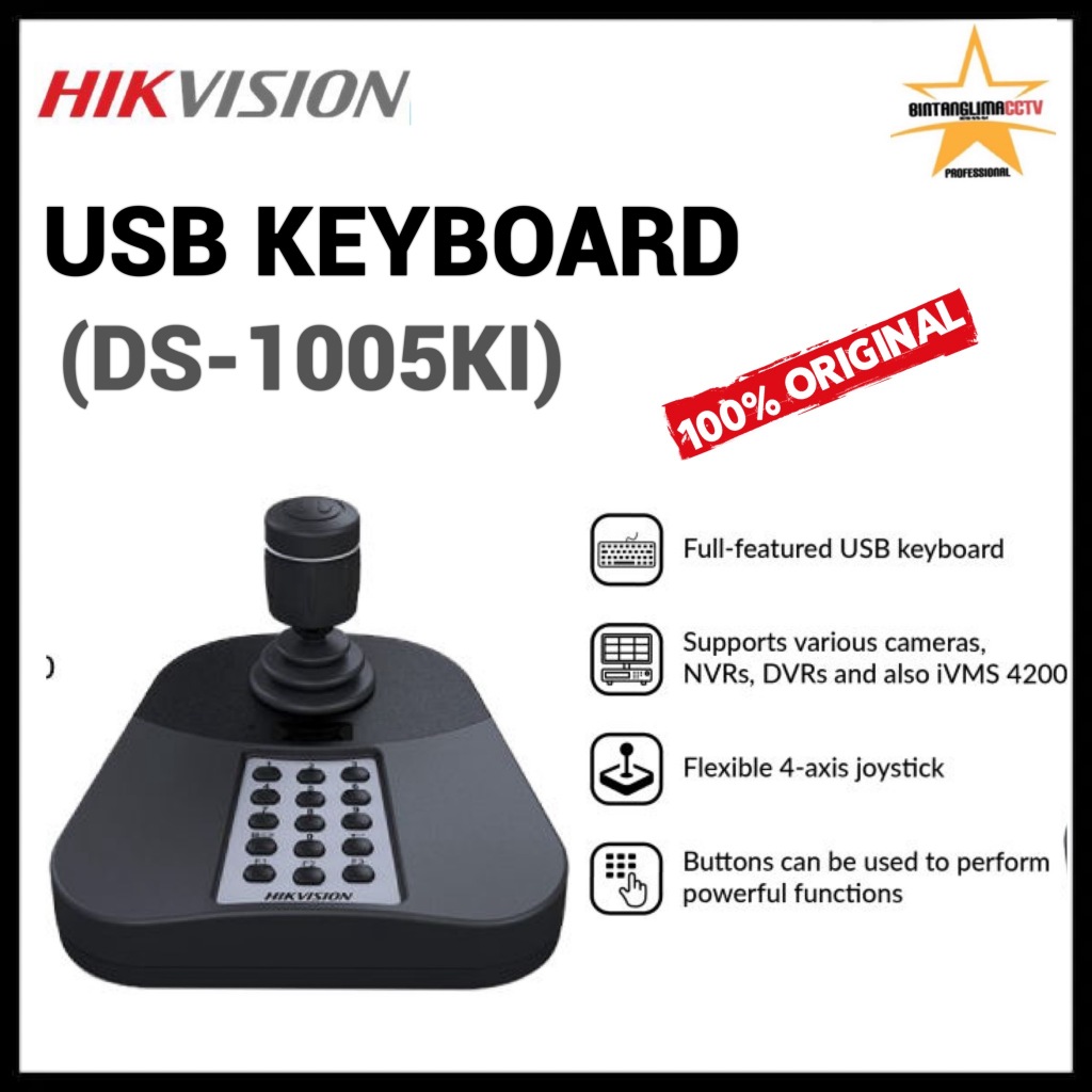 Joystick CCTV Hikvision DS-1005KI 3D PTZ Control