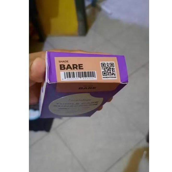 Facetology Triple Care Sunscreen Tinted SPF 50 PA++++ 40ML (Preloved)