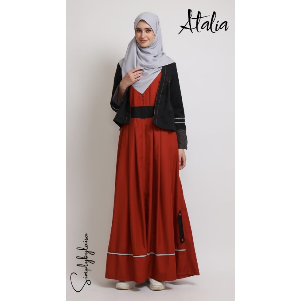 gamis set atalia simply by laisa