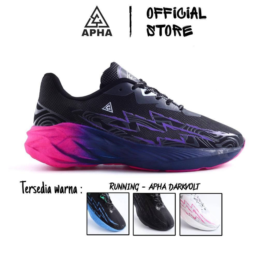 APHA - Sepatu Running Apha DarkVolt - Sepatu Lari