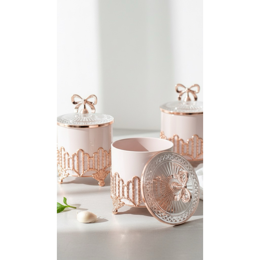 Toples Cantik Pita Pink Rose Gold