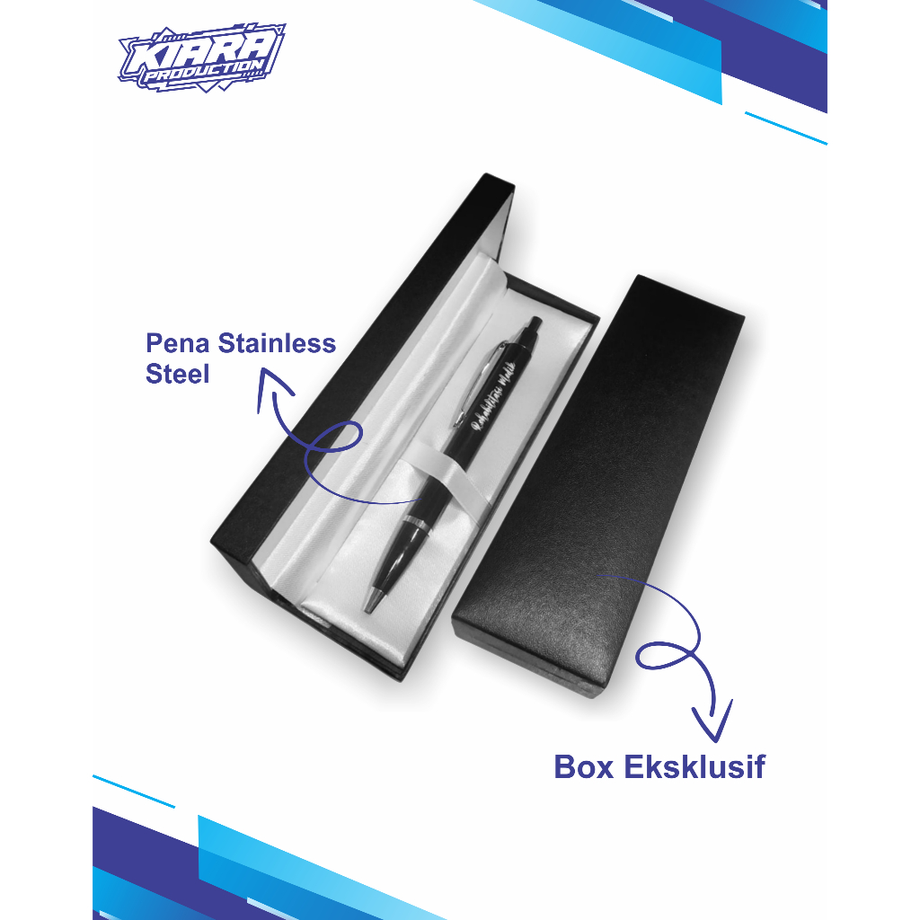 Pulpen Pena Metal Custom -  Grafir Nama Gratis Gift Kado Kenang kenangan Hampers Pena Pulpen Custom 