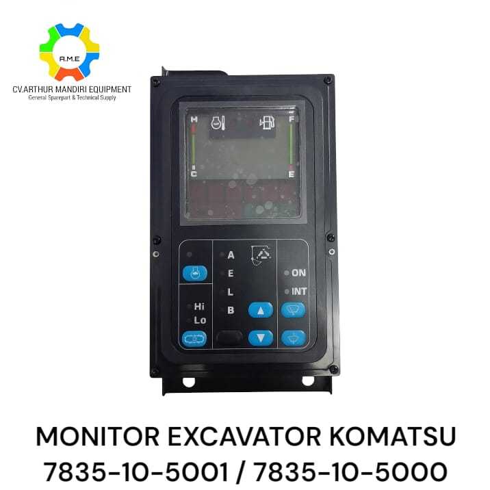 Monitor Excavator Komatsu PC130-7K PC130F-7 7835-10-5001 / 7835-10-5000