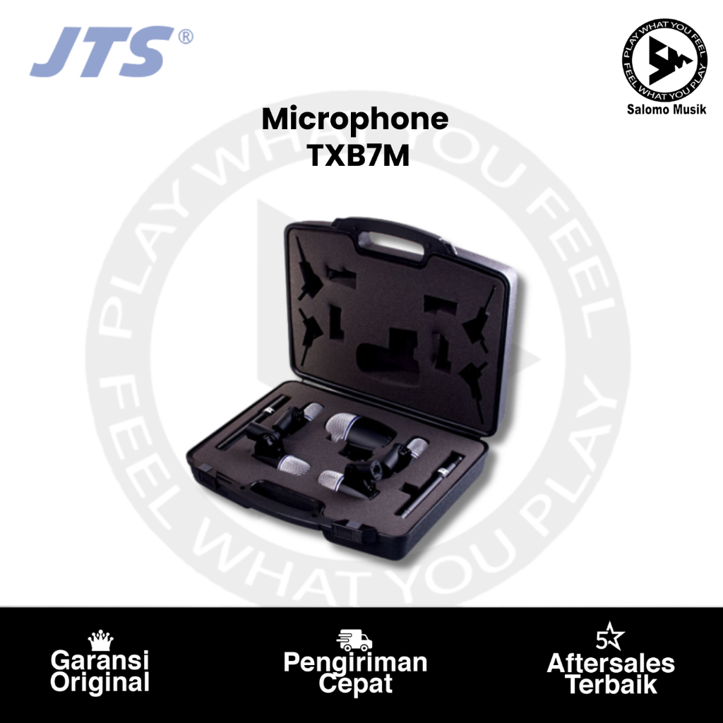 Mic Drum Set JTS TXB7M 7 pcs Original