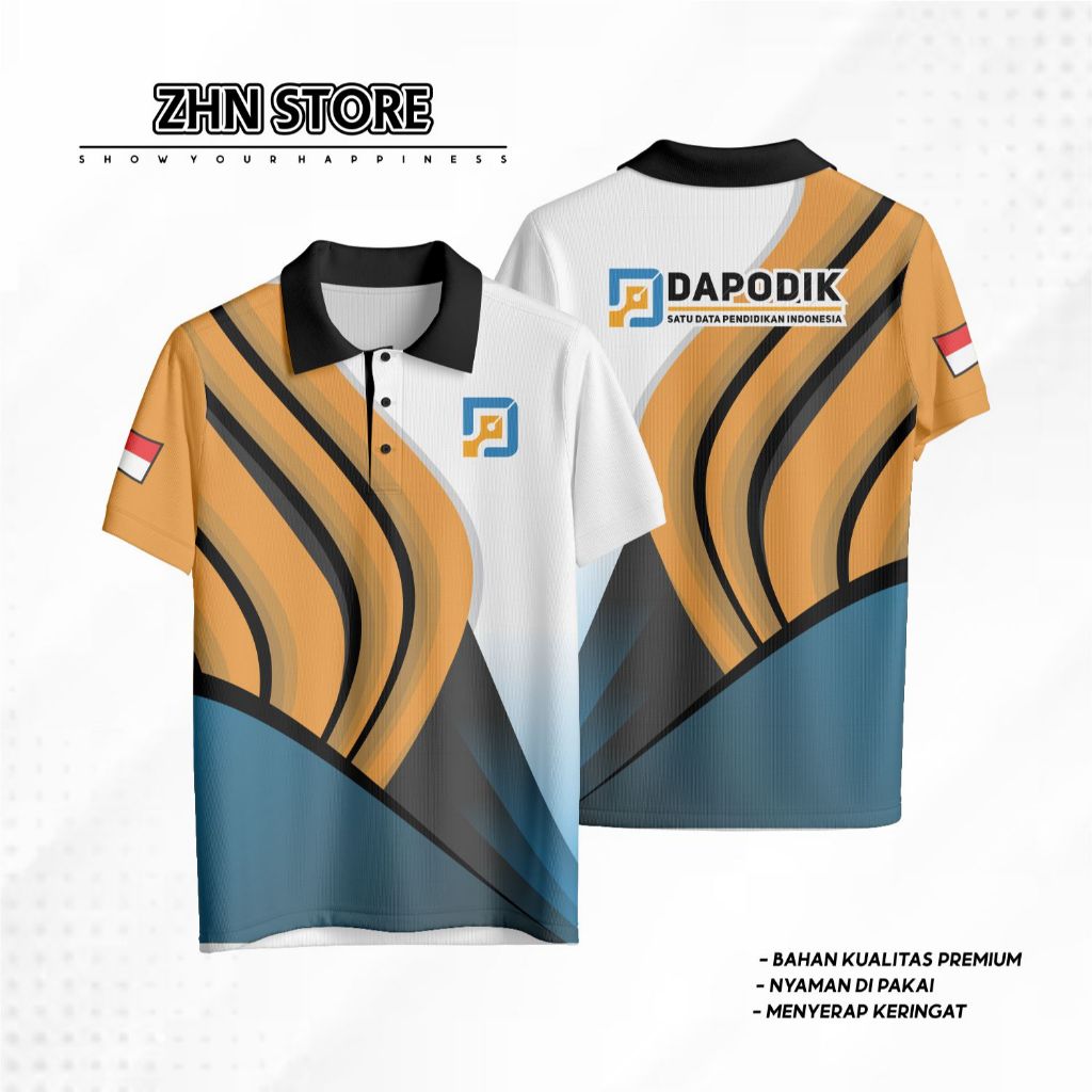 Kaos Operator Dapodik | Baju Operator Dapodik | Seragam DAPODIK OPERATOR | Baju Olahraga Guru ASN PN