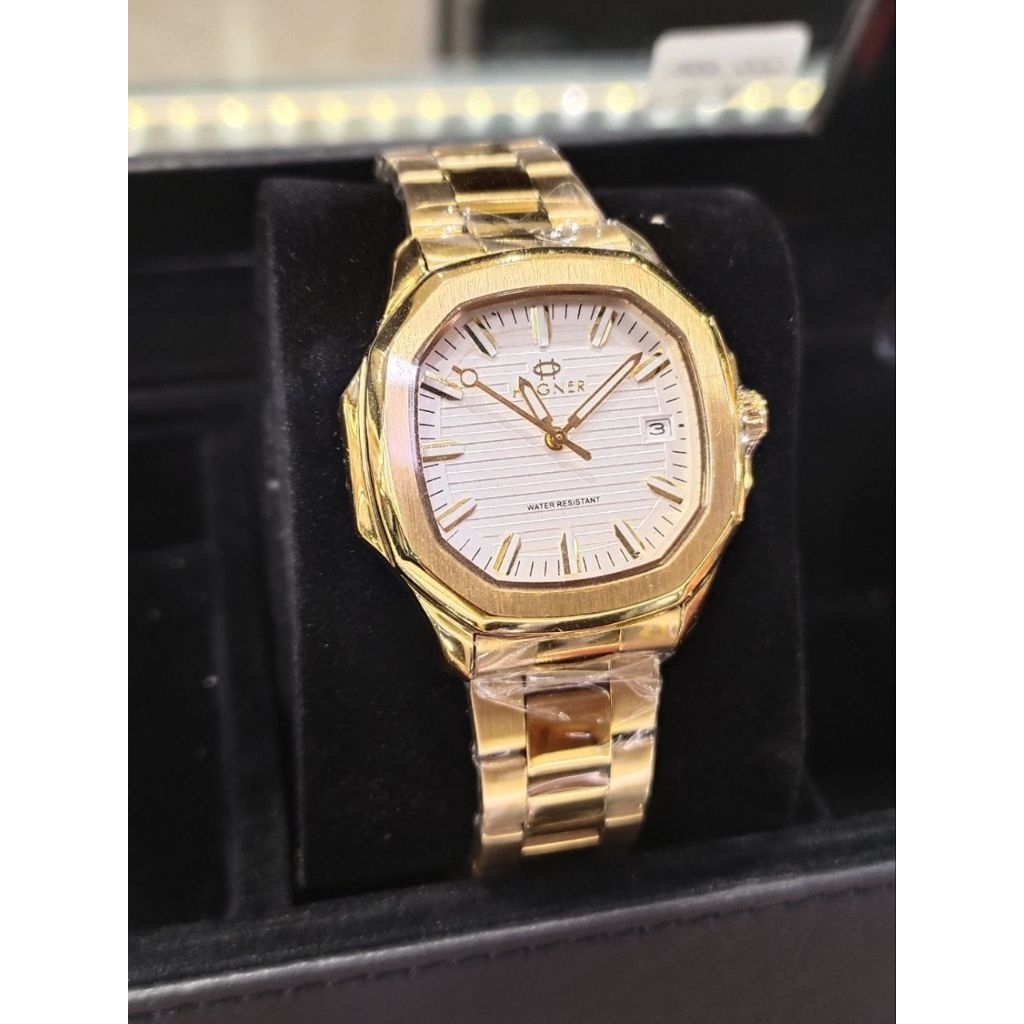Hegner 1707 L gold jam tangan wanita