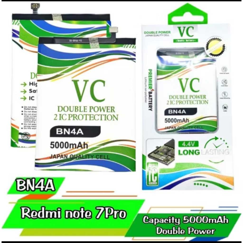 BATRE BATERAI BATTERY XIAOMI REDMI NOTE 7/NOTE 7 PRO BN4A DOUBLE IC VC LONG TIME STANDBY 5000MAH