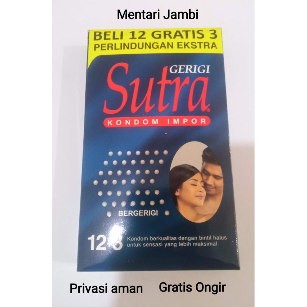 Kondom sutra biru gerigi isi 12 gratis 3