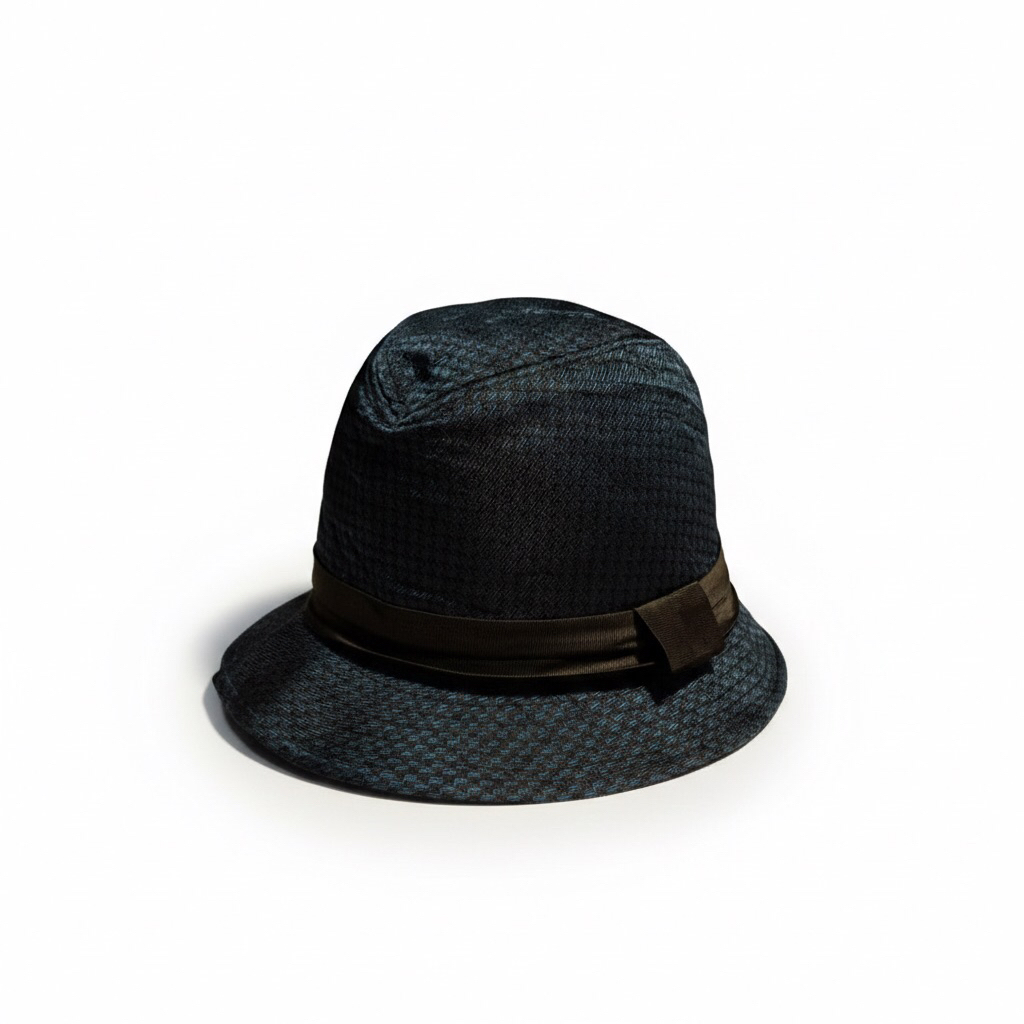 Topi Fedora Seoul Cap Trilby Hat Blue Original Second Preloved