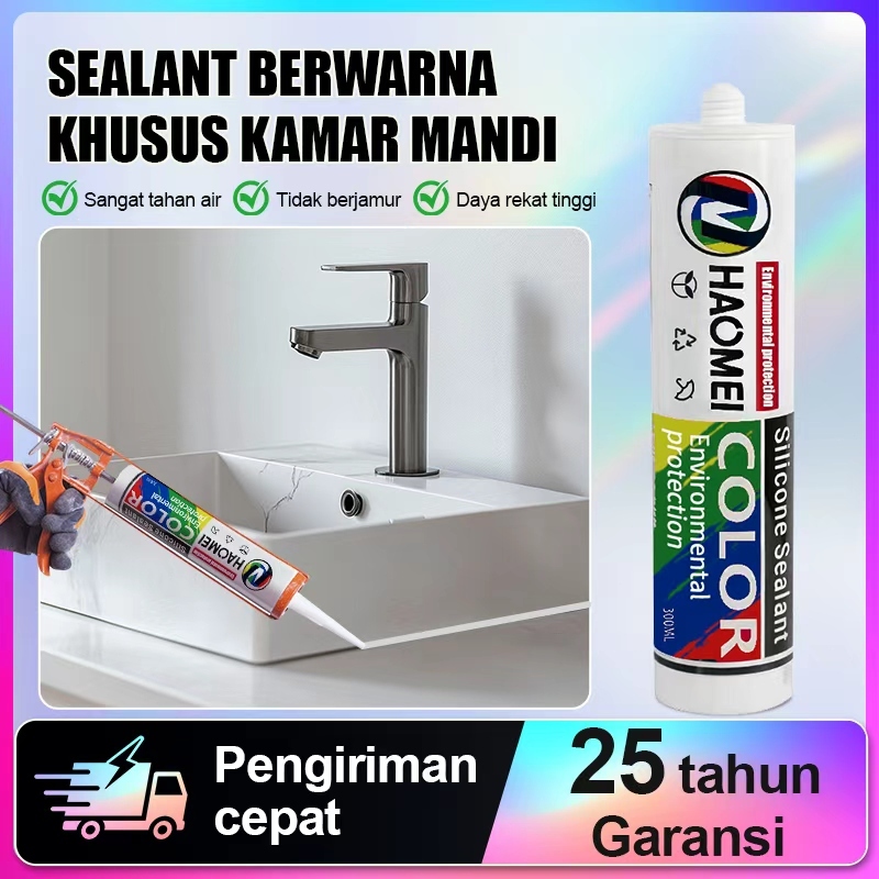 Lem silikon anti air anti jamur lem kaca silikon perekat kuat