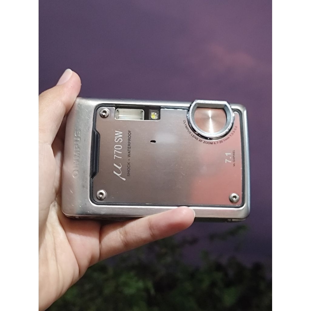 olympus mju 770sw digital camera