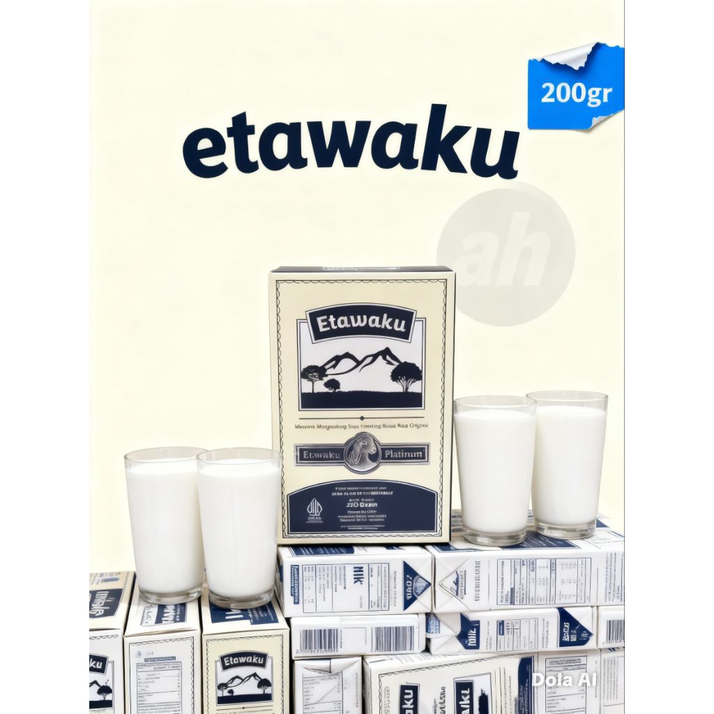 Susu Etawaku Platinum 200gr | Susu Bubuk Kambing Ettawa