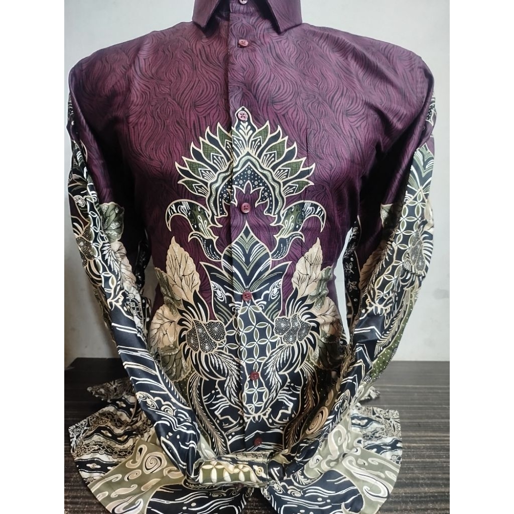 Alisan Batik 10827 Lengan Panjang Slim fit