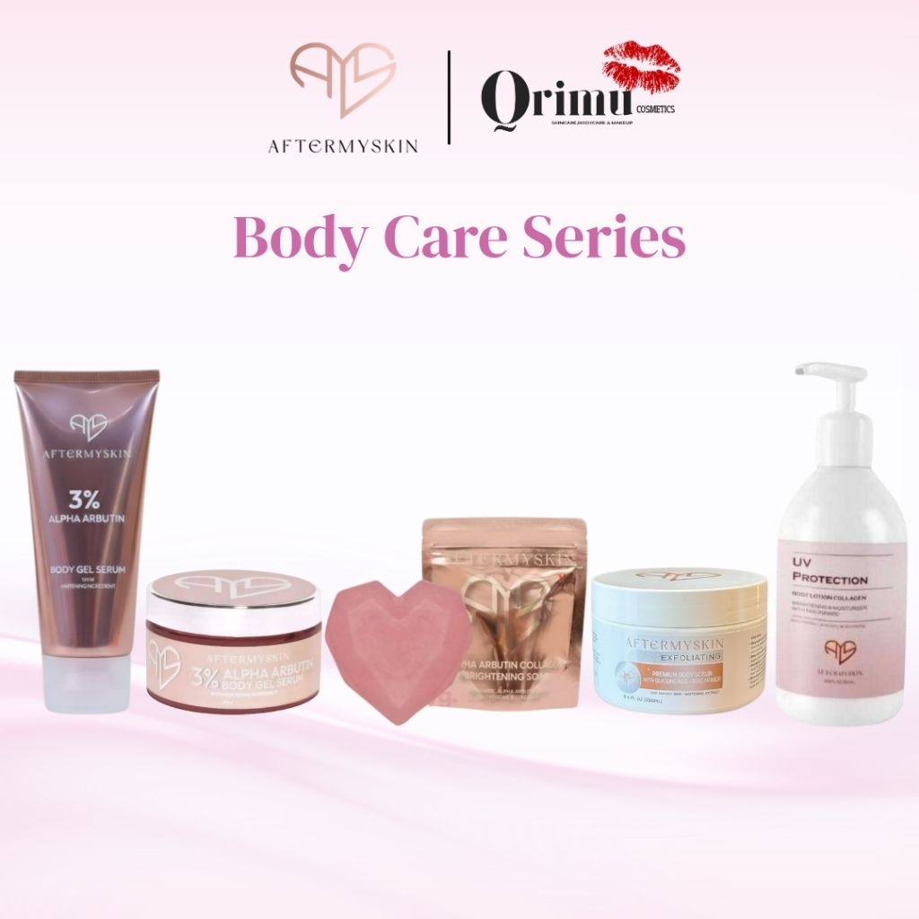 AFTERSKIN | AFTERMYSKIN BUNDLING HB 10x Alpha Arbutin Body Gel Serum + Sabun Alpha Arbutin | Bundlin