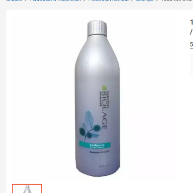 1000 ML Shampoo Matrix Biolage Scalppure Oil Control / Shampoo Matrix / Shampoo Biolage